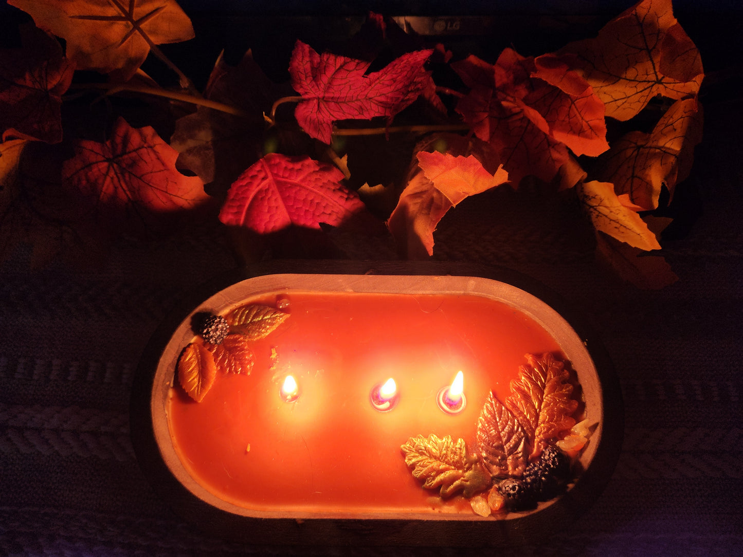Mabon Sabbat Candle