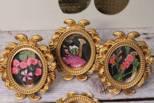 Pressed Floral Mini Frames